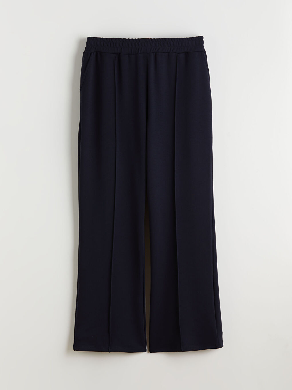 Lacivert Büyük Beden Beli Lastikli Kadın Eşofman Altı-4