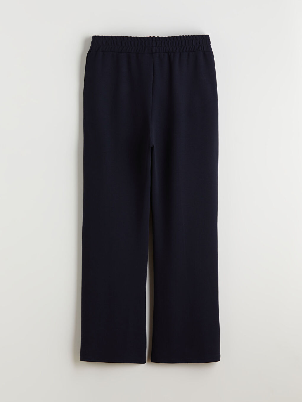 Lacivert Büyük Beden Beli Lastikli Kadın Eşofman Altı-5