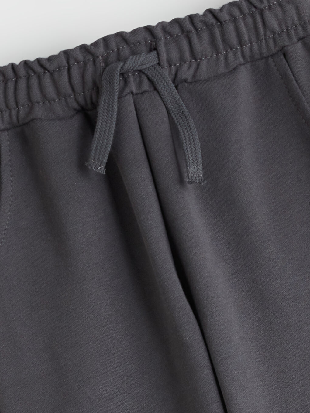 Antrasit Beli Bağlamalı Erkek Çocuk Eşofman Altı-2