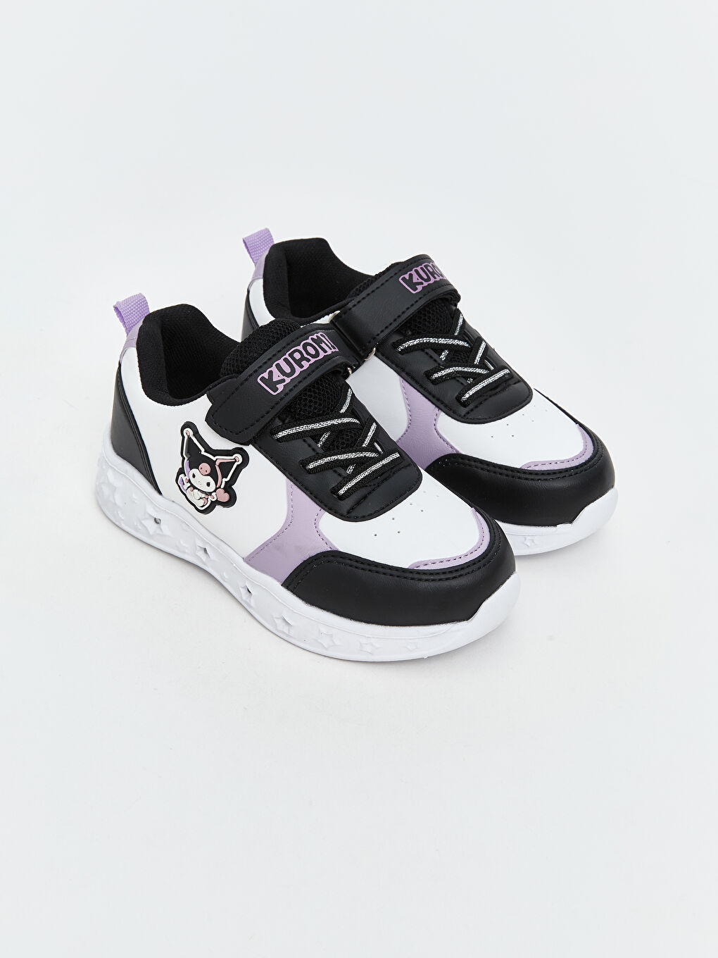 Siyah Kuromi Baskılı Kız Çocuk Spor Ayakkabı