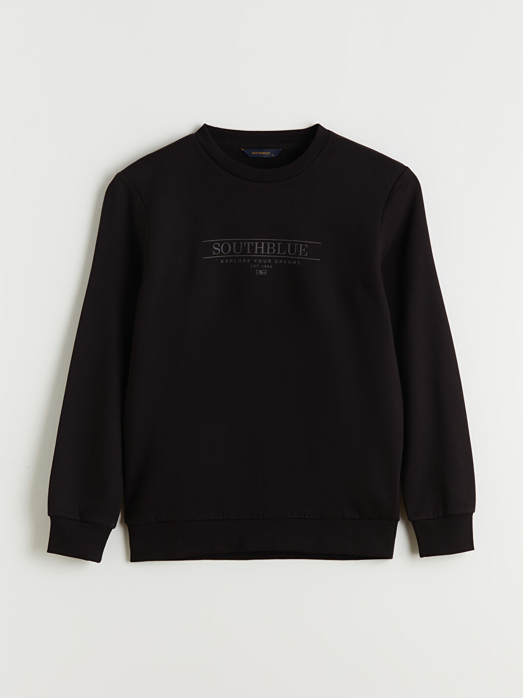 سويتشيرت غليظ مطبوع بقبّ رجال-4