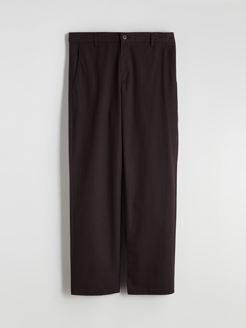 Kahverengi Standart Kalıp Erkek Pantolon-4