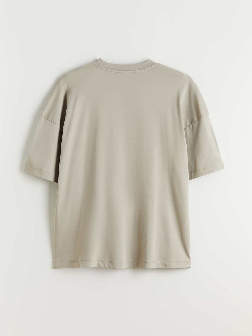 Plus Size Crew Neck Men's T-Shirt-5