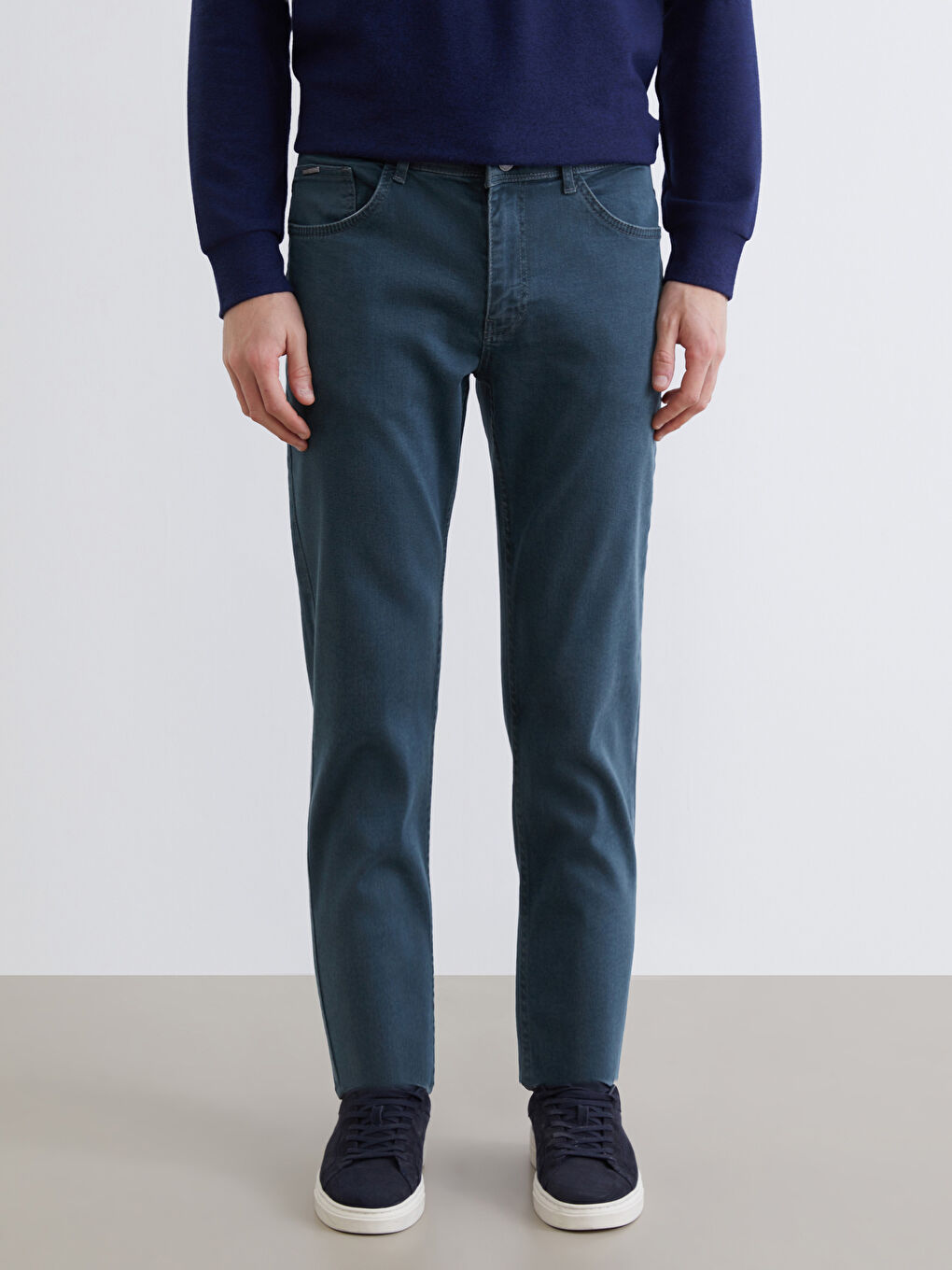 Yeşil 779 Regular Fit Erkek Jean Pantolon-1