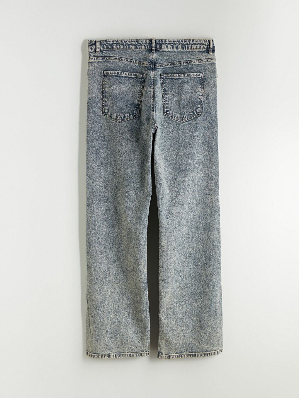 İndigo Büyük Beden Straight Fit Kadın Jean Pantolon-5