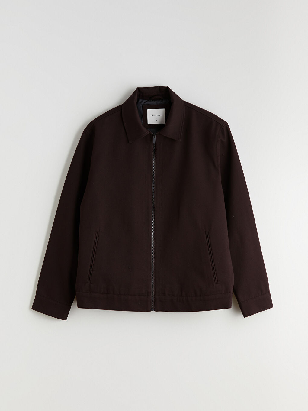 Mürdüm Standart Kalıp Gömlek Yaka Erkek Mont-6