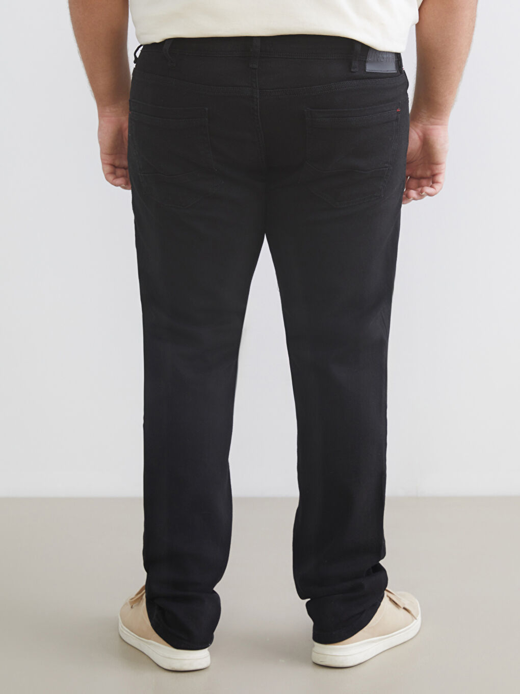 Siyah Büyük Beden 750 Slim Fit Erkek Jean Pantolon-3