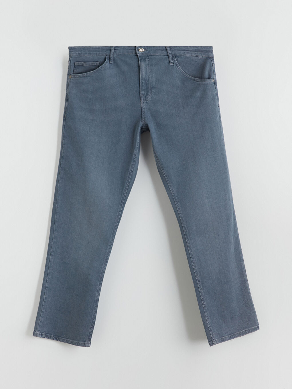 Мужчины Серый Джинсы-6