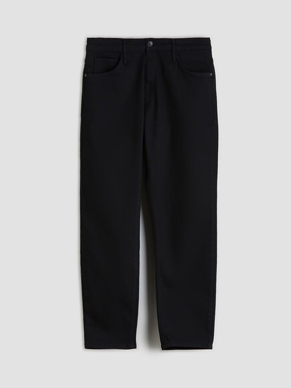 Siyah Büyük Beden Erkek Jean Pantolon-2