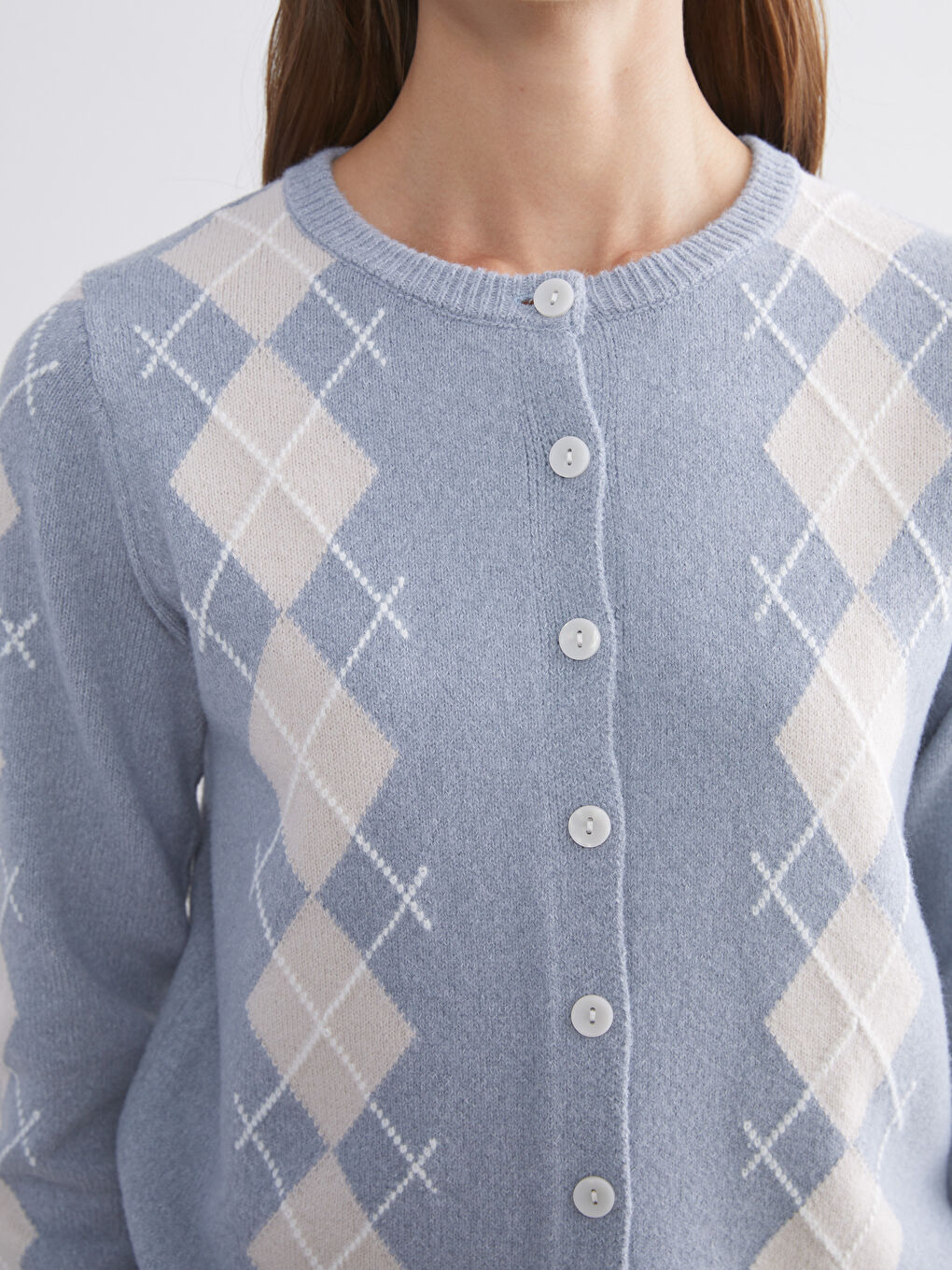 Woman GREY Cardigan-2