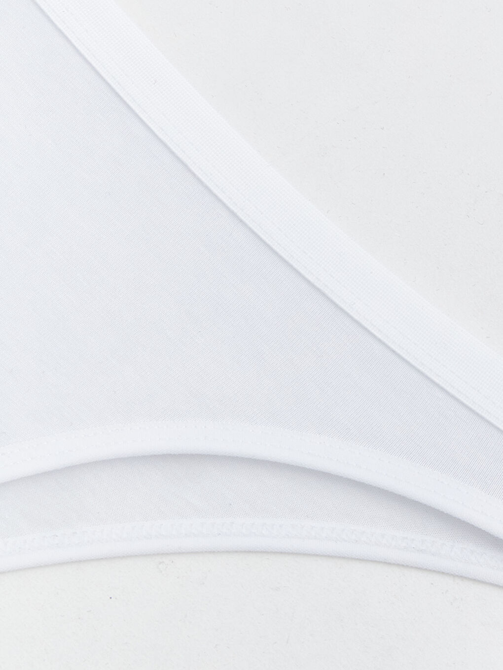 Beyaz Düz Brazilian Külot-2