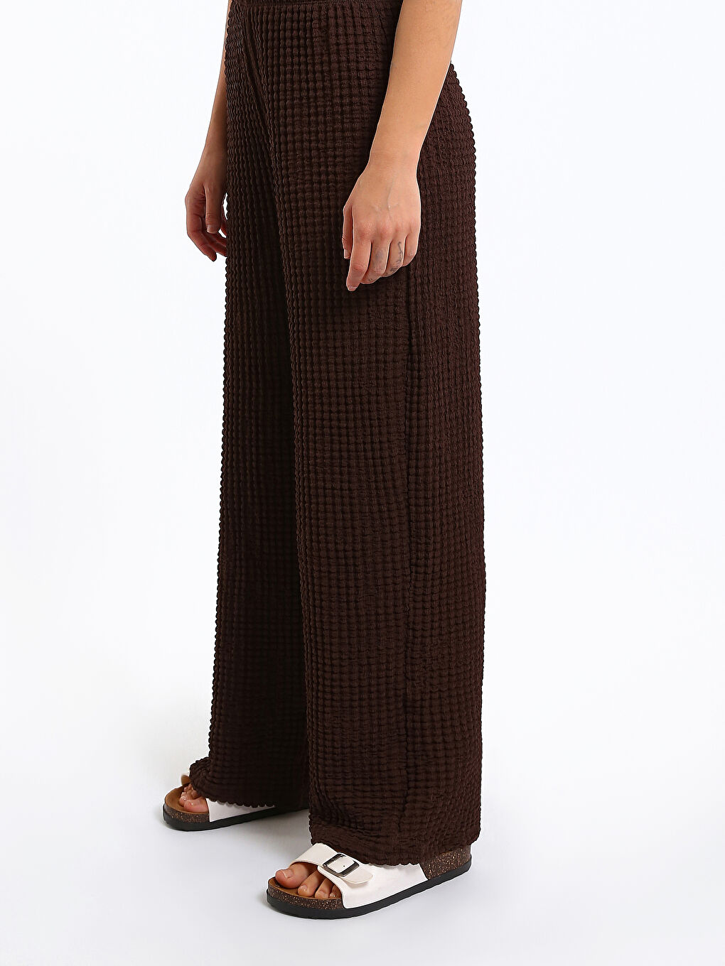 بنطلون للسيدات بخصر مرن ومُحبحب-3