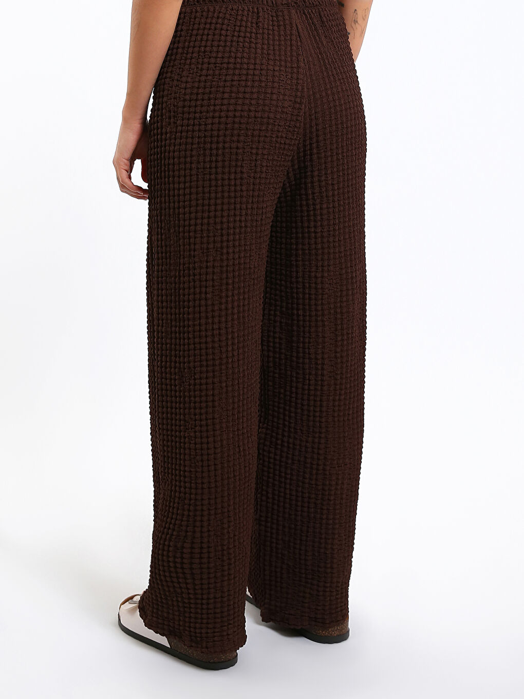 بنطلون للسيدات بخصر مرن ومُحبحب-4