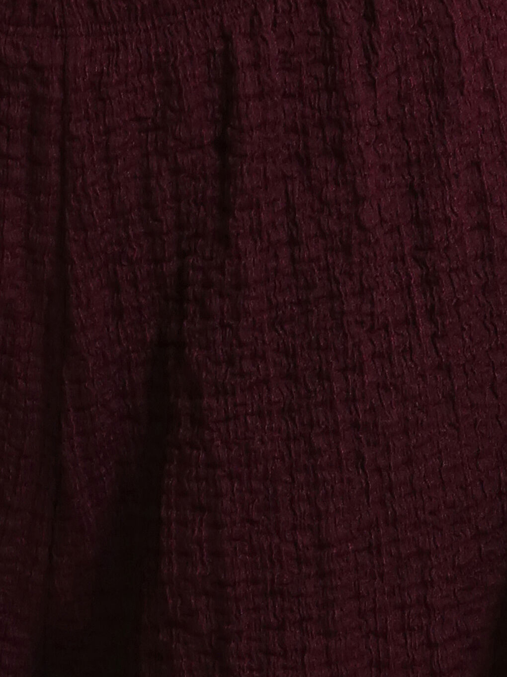 Elasticated Waist Textured Women's Trousers-2