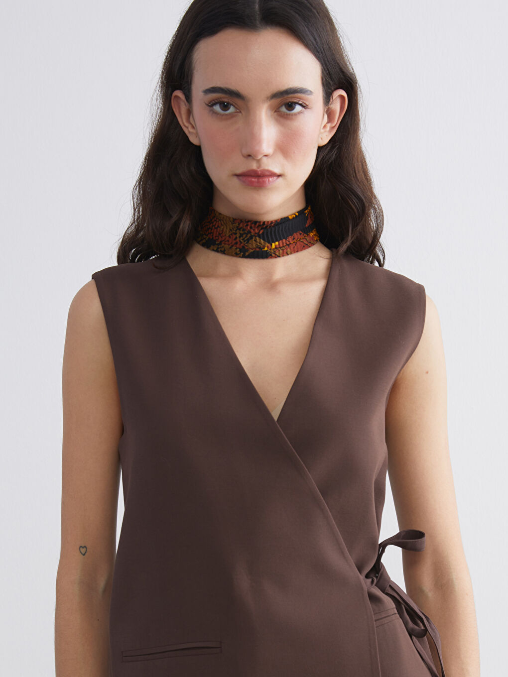 Double Breasted Women's Classic Vest-2