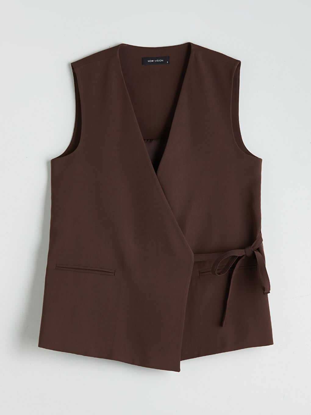 Double Breasted Women's Classic Vest-4