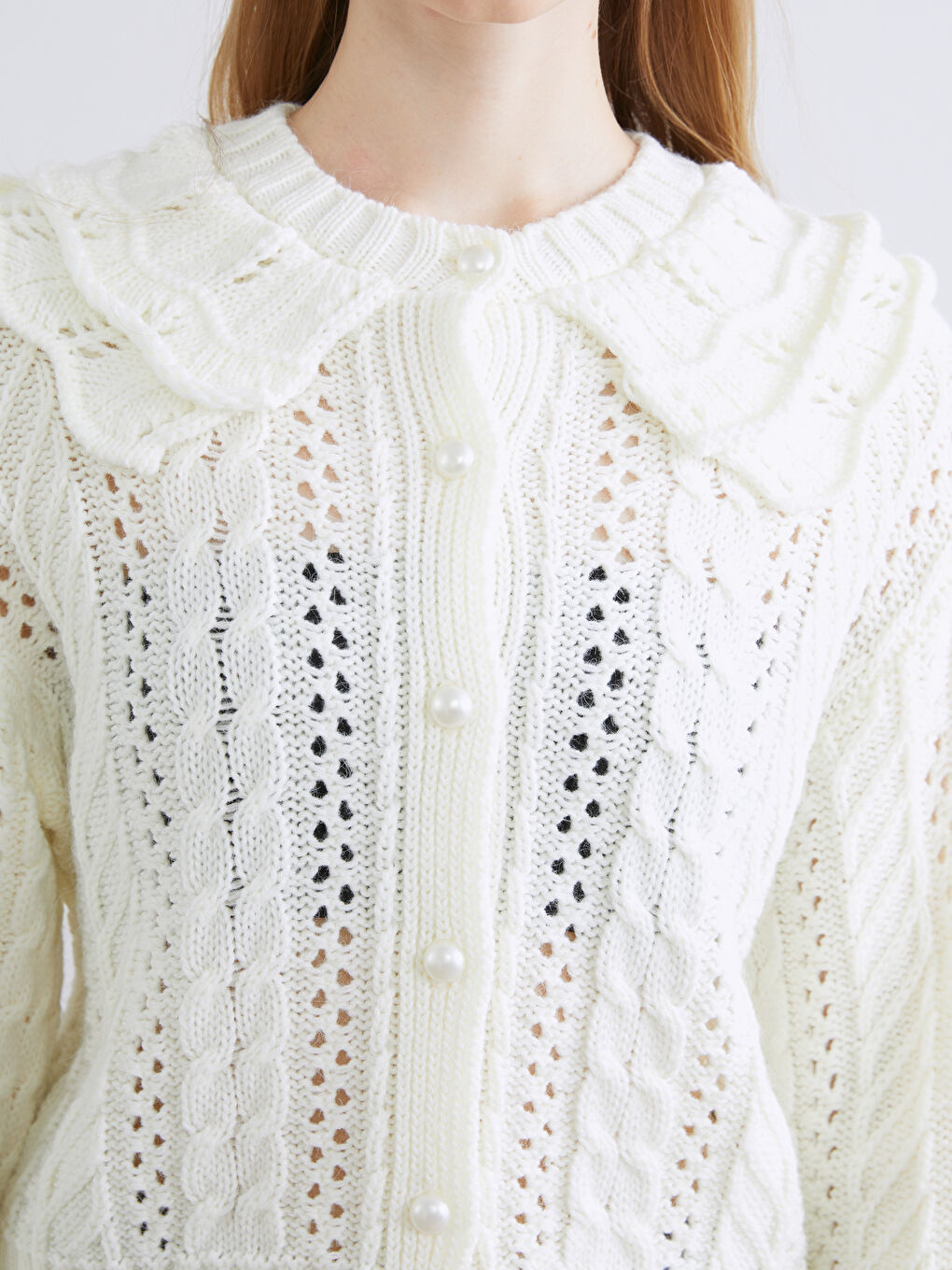 Әйелдер сұрғыштау-қою сары Кардиган-2