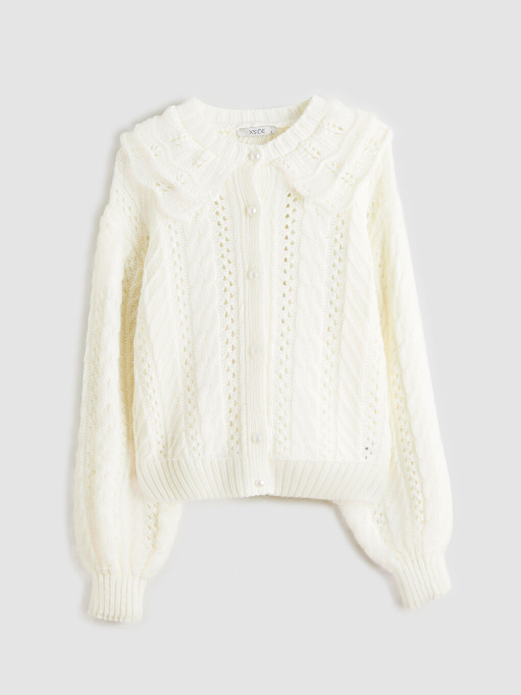 Әйелдер сұрғыштау-қою сары Кардиган-4