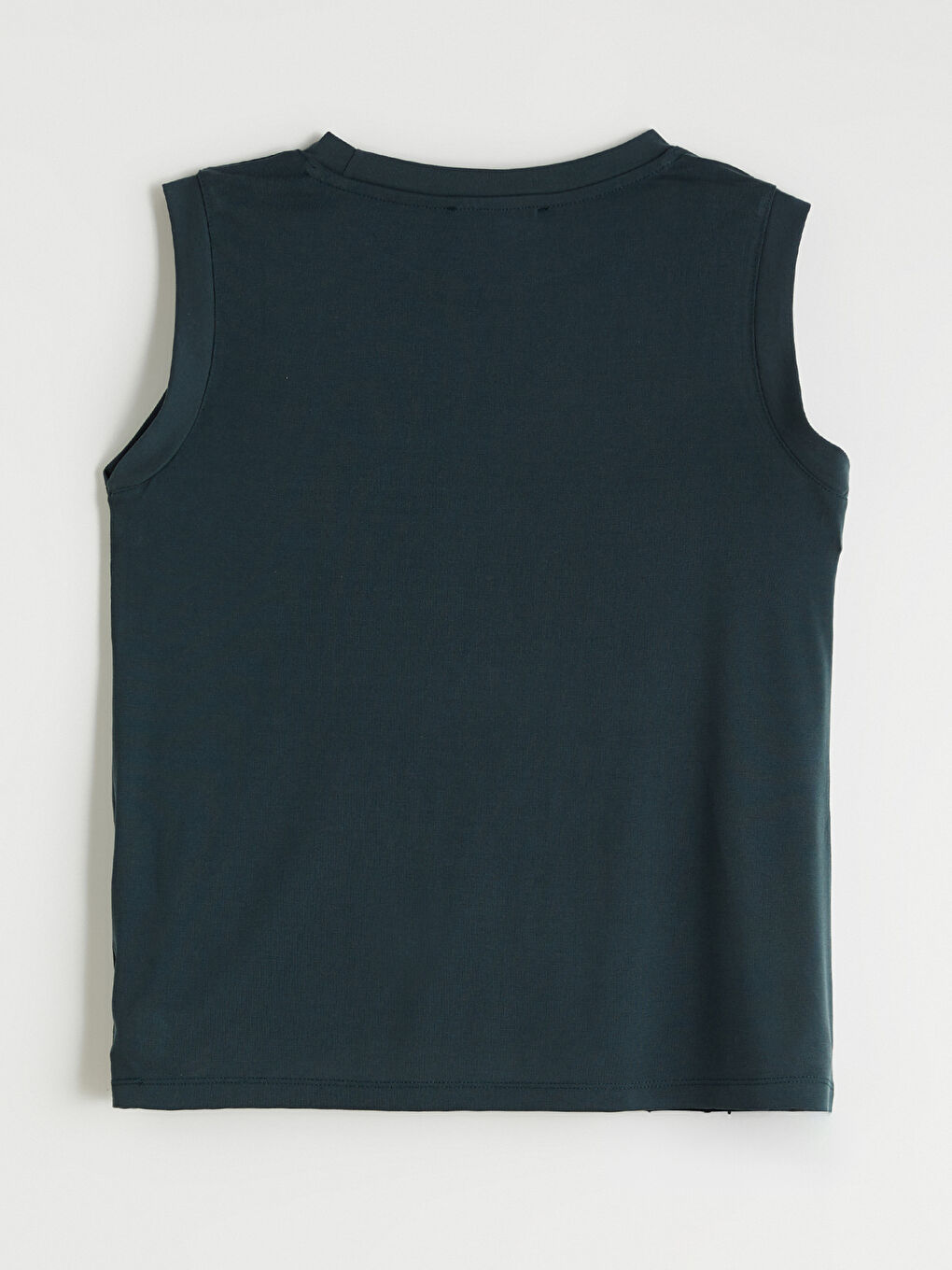 Siyah Bisiklet Yaka Kadın Atlet-5