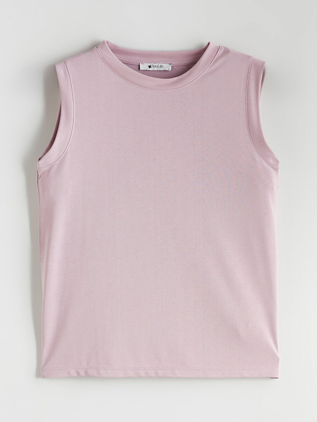 Pembe Bisiklet Yaka Kadın Atlet-4