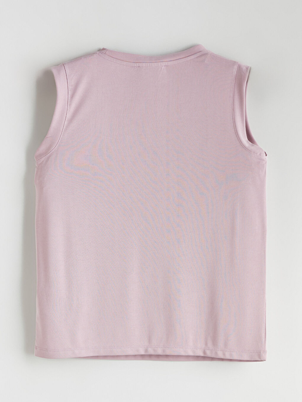 Pembe Bisiklet Yaka Kadın Atlet-5