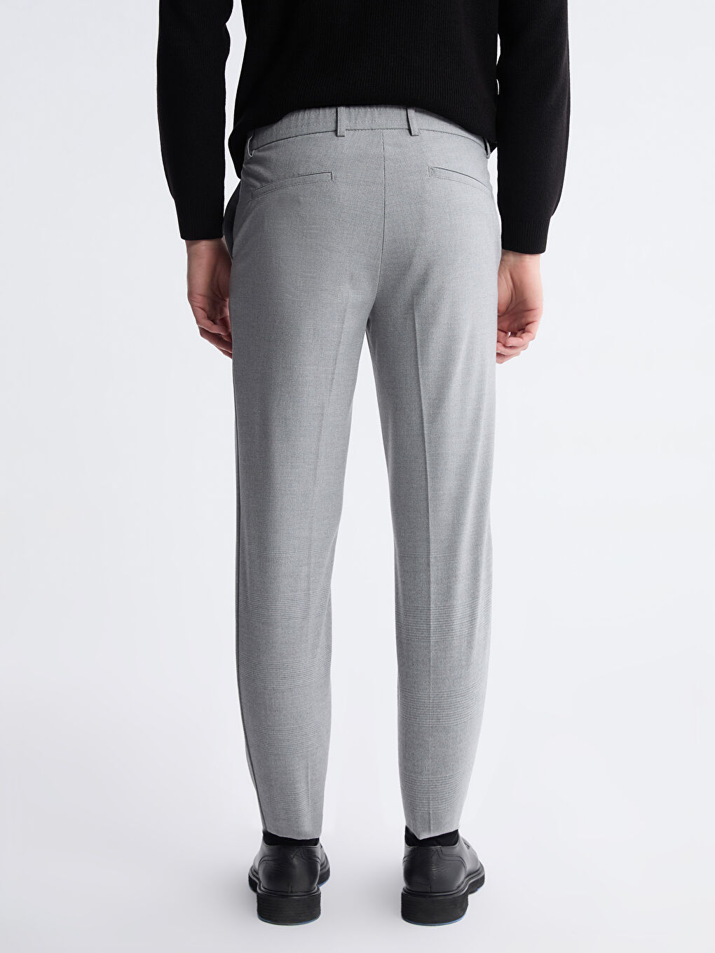 Gri Standart Kalıp Erkek Pantolon-3