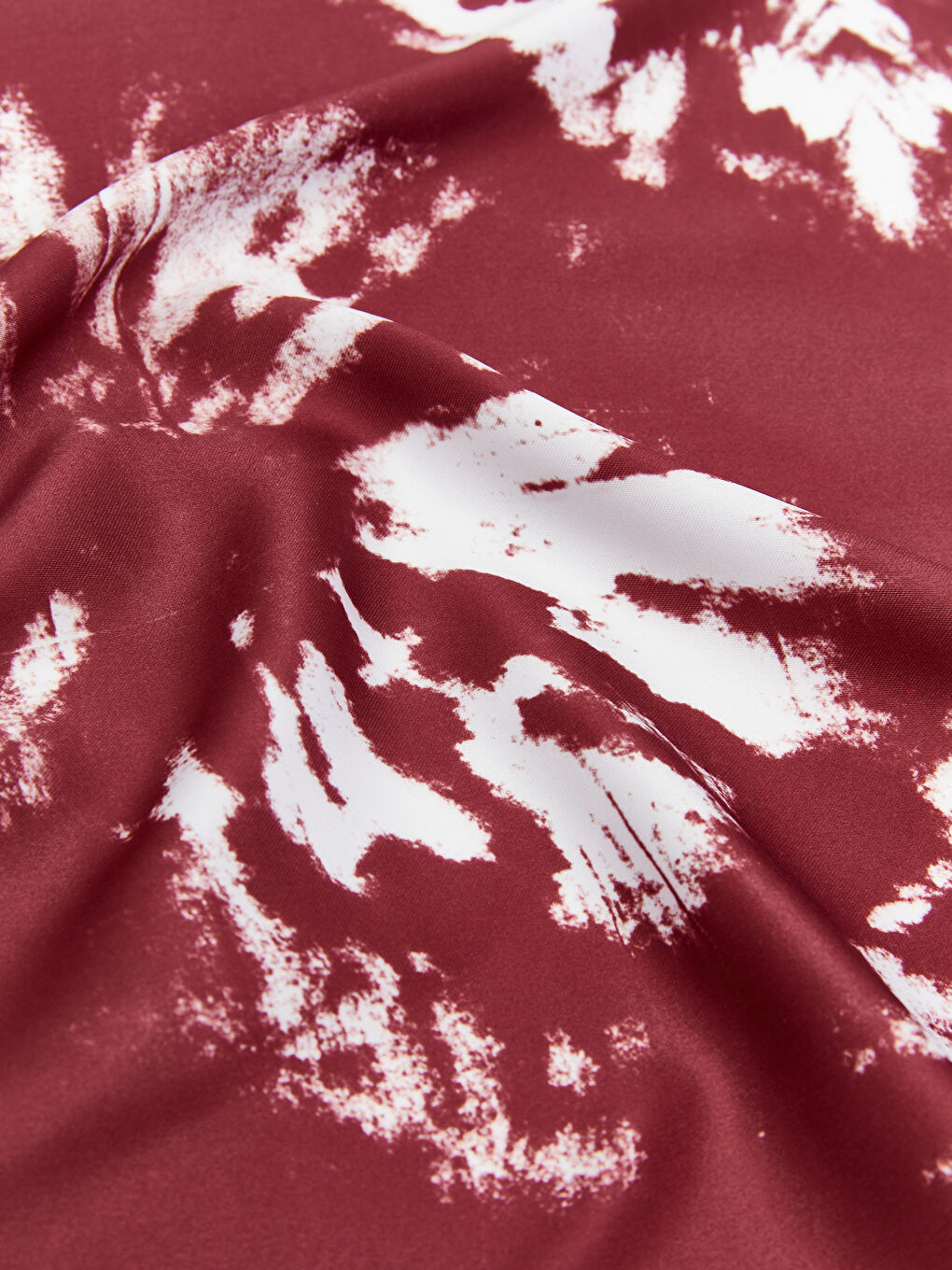 Bordo Desenli Kadın Bandana-2