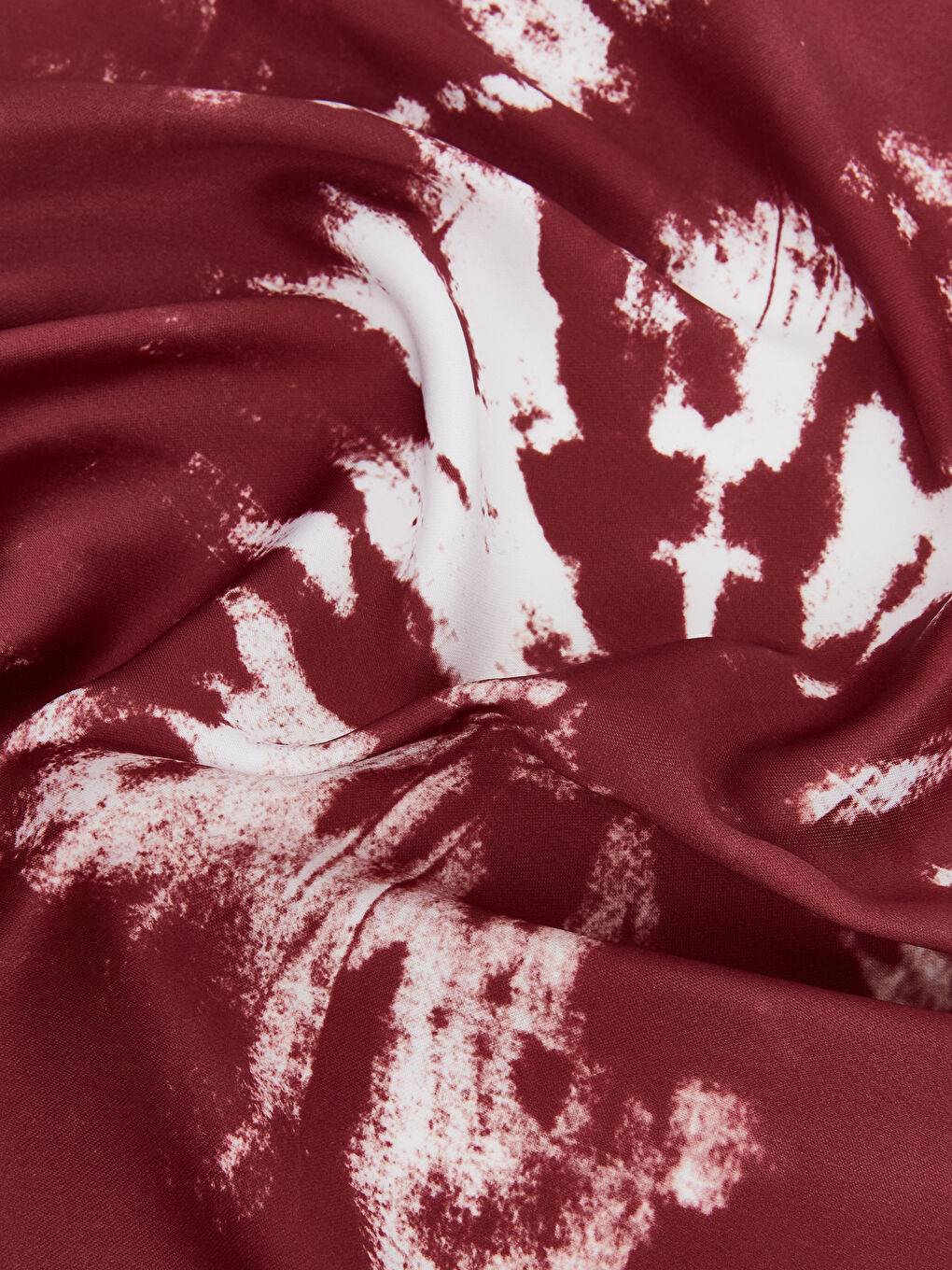 Bordo Desenli Kadın Bandana-2