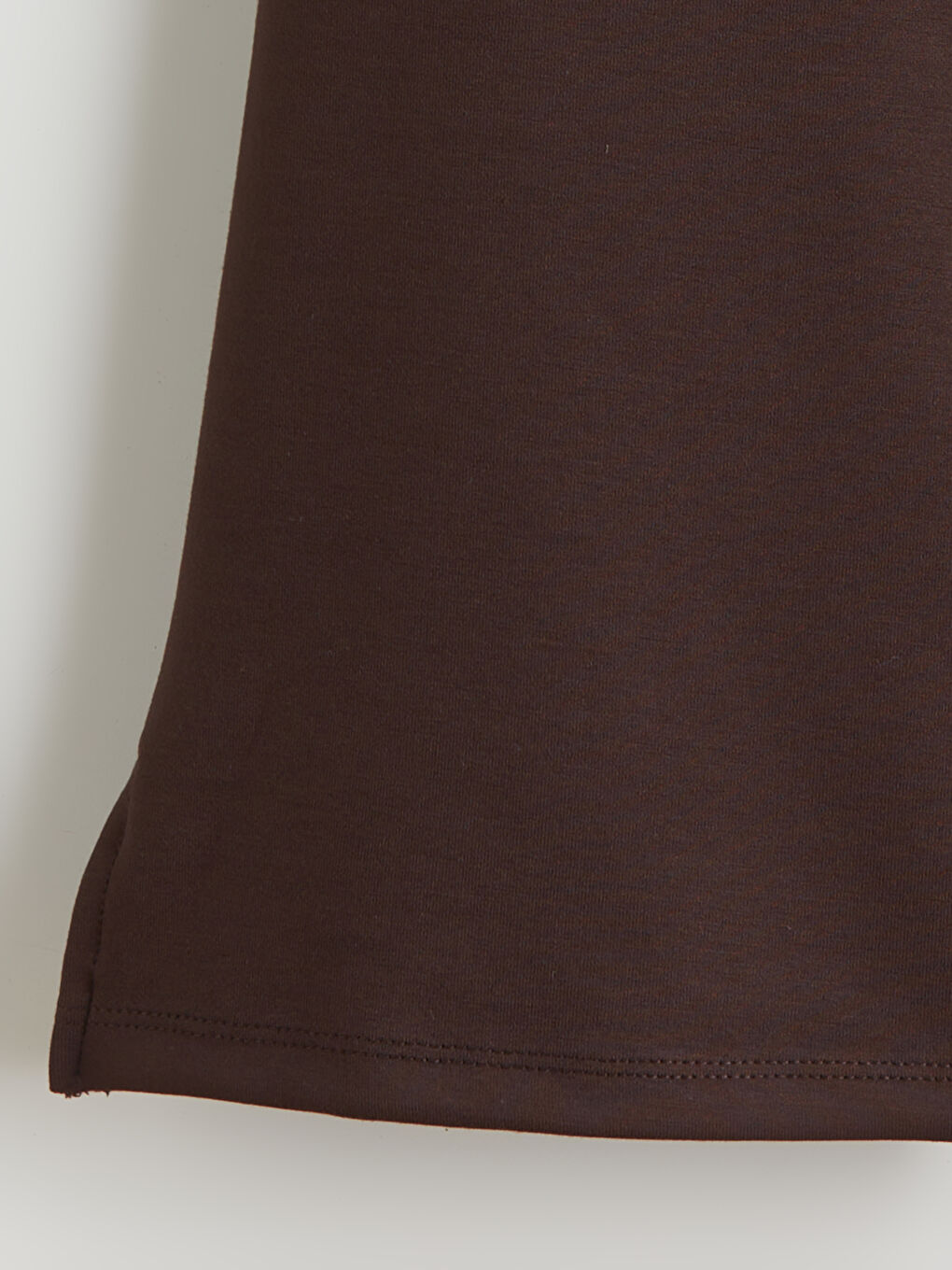 Kahverengi Beli Lastikli İspanyol Paça Kız Çocuk Soft Touch Tayt-2