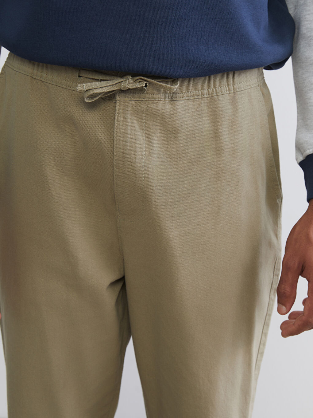 پانتۆڵی ڕاحەت فیتی دەركەوتنی كەتان بۆ پیاوان-4