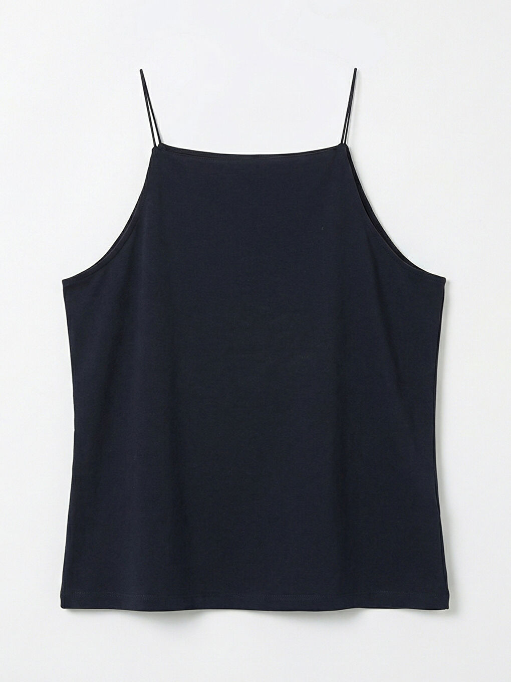 Beyaz Büyük Beden Halter Yaka Kadın Atlet 2'li-3