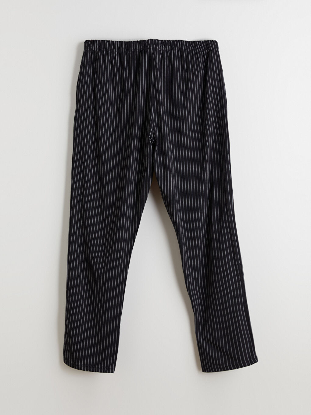 Siyah Standart Kalıp Erkek Pijama Alt-1