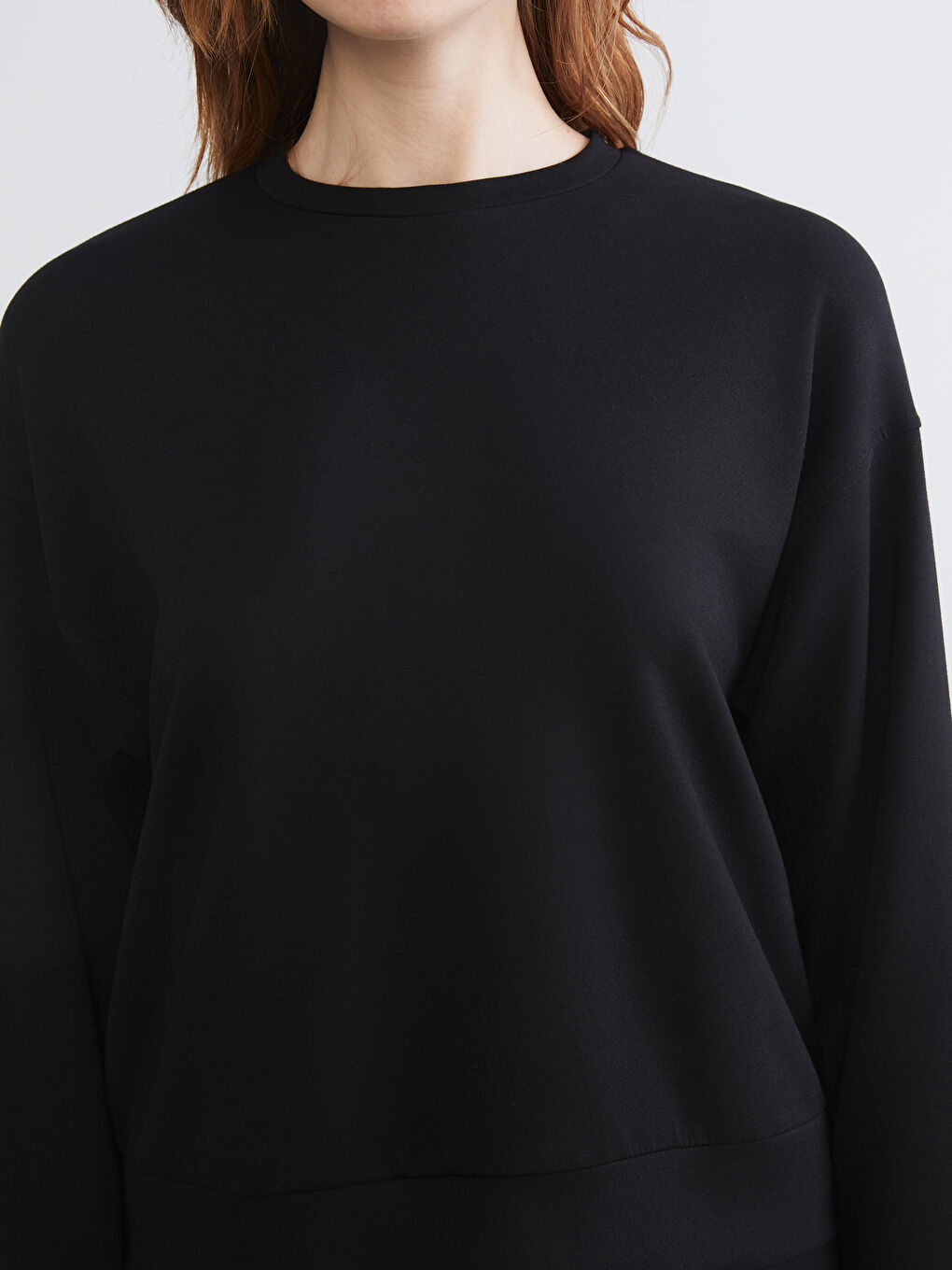 Crew Neck Oversize Women's Sweatshirt-2