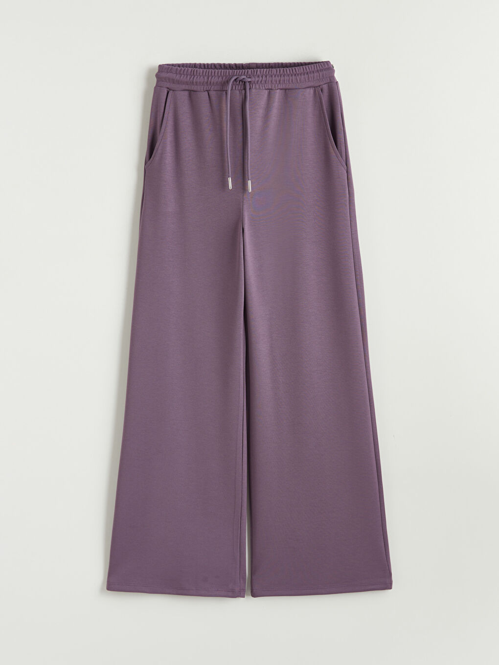 Mor Beli Lastikli Kadın Eşofman Altı-4