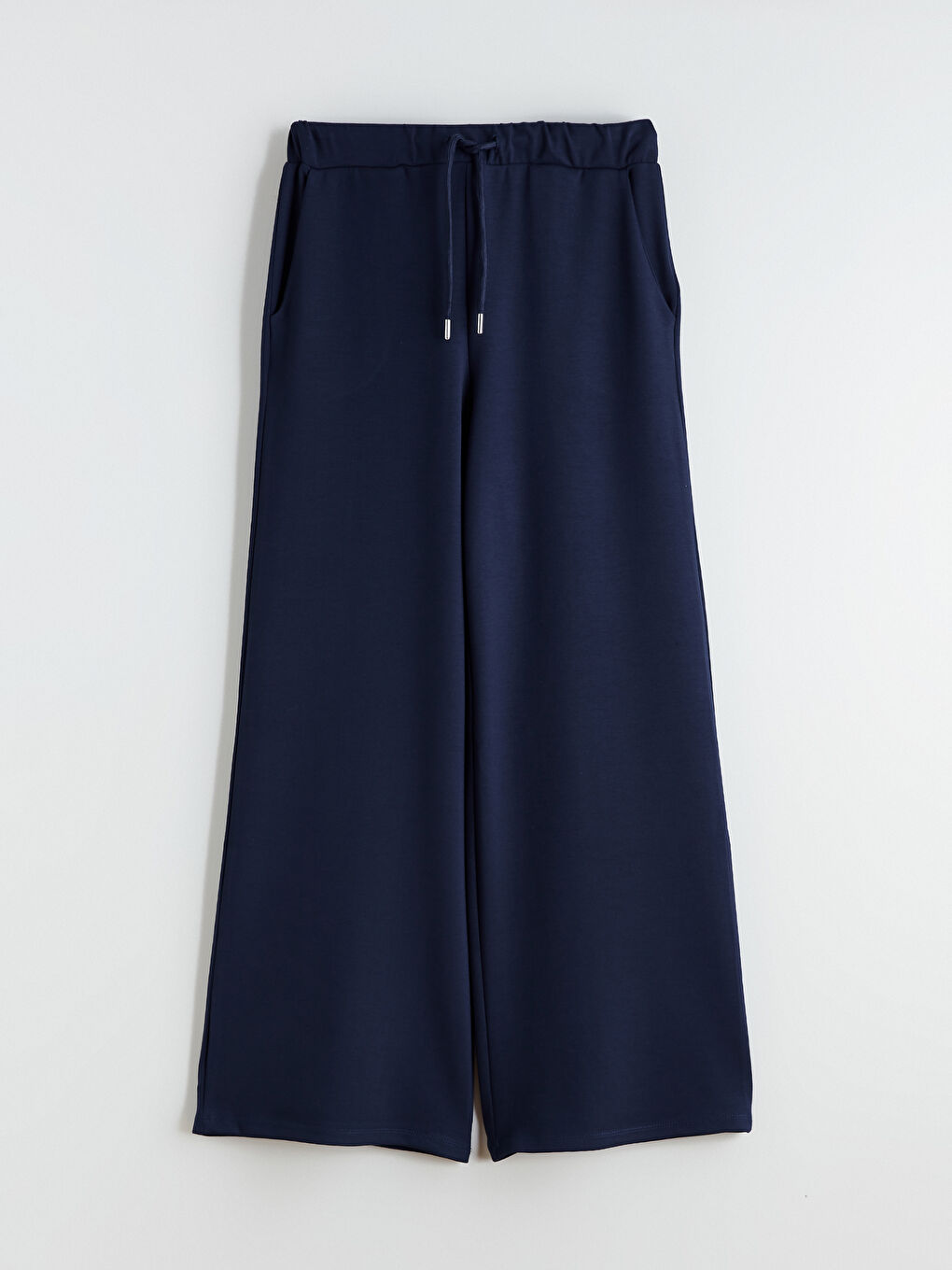 Lacivert Beli Lastikli Kadın Eşofman Altı-4