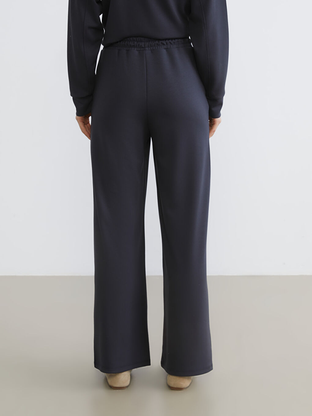 ქალებისთვის ელასტიური წელის სპორტული შარვალი-3