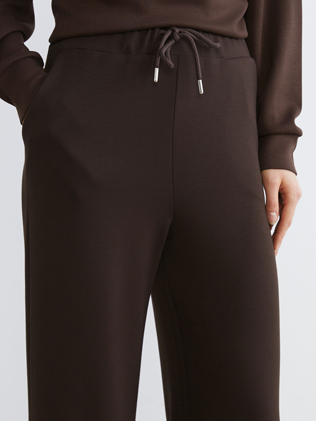 Әйелдерге арналған серпімді белдік спорттық шалбар-2