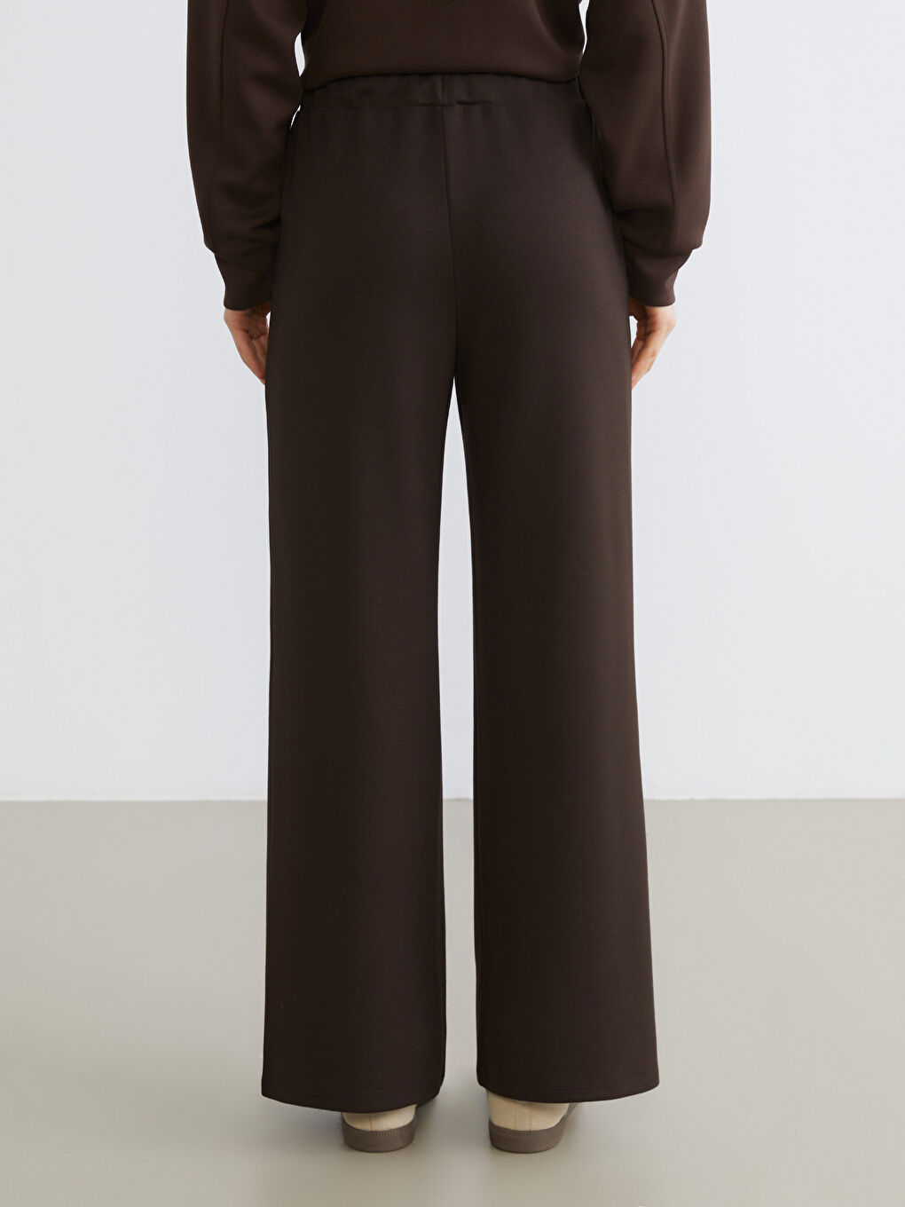 Әйелдерге арналған серпімді белдік спорттық шалбар-3