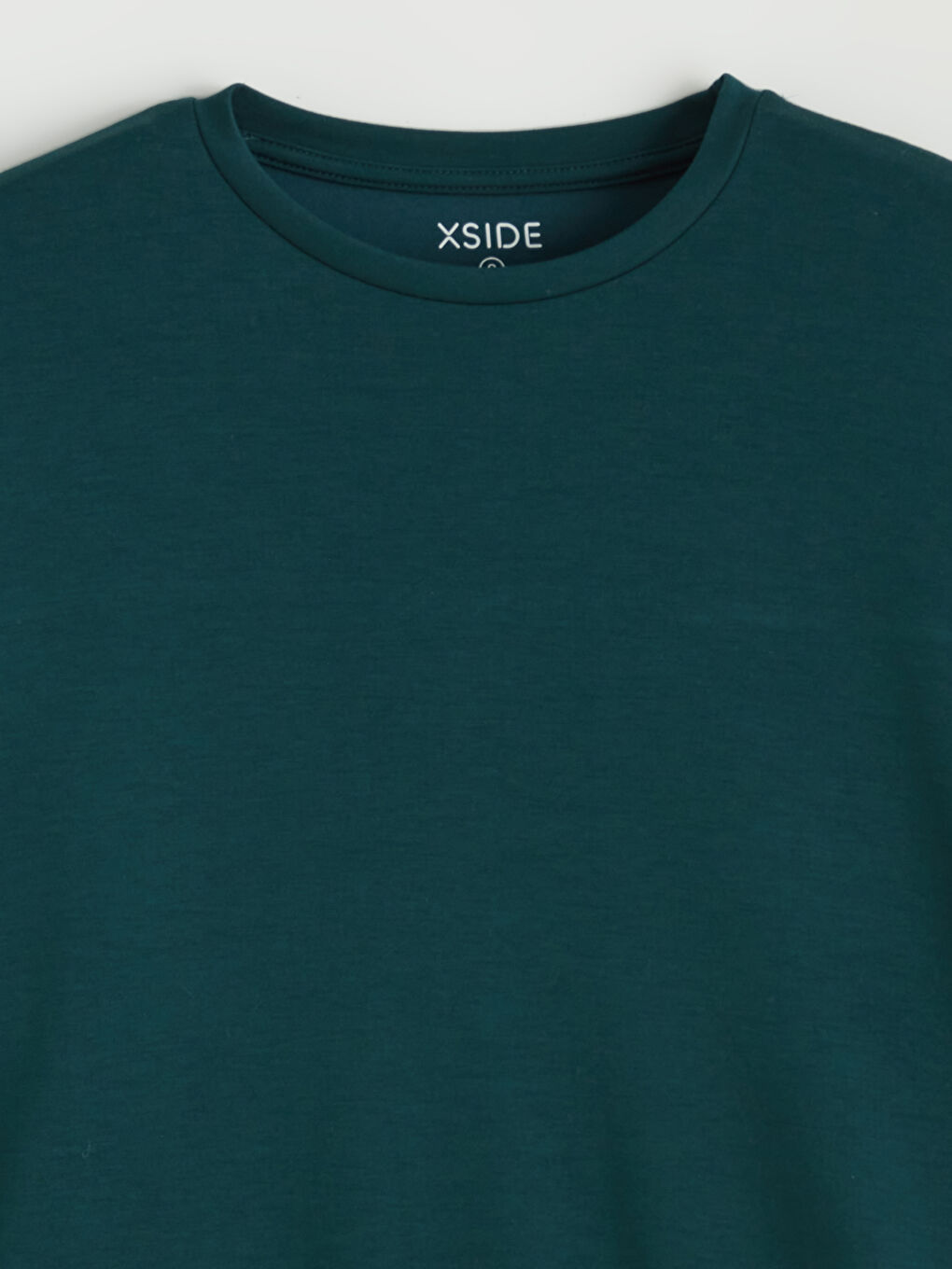 Yeşil Bisiklet Yaka Oversize Kadın Sweatshirt-5