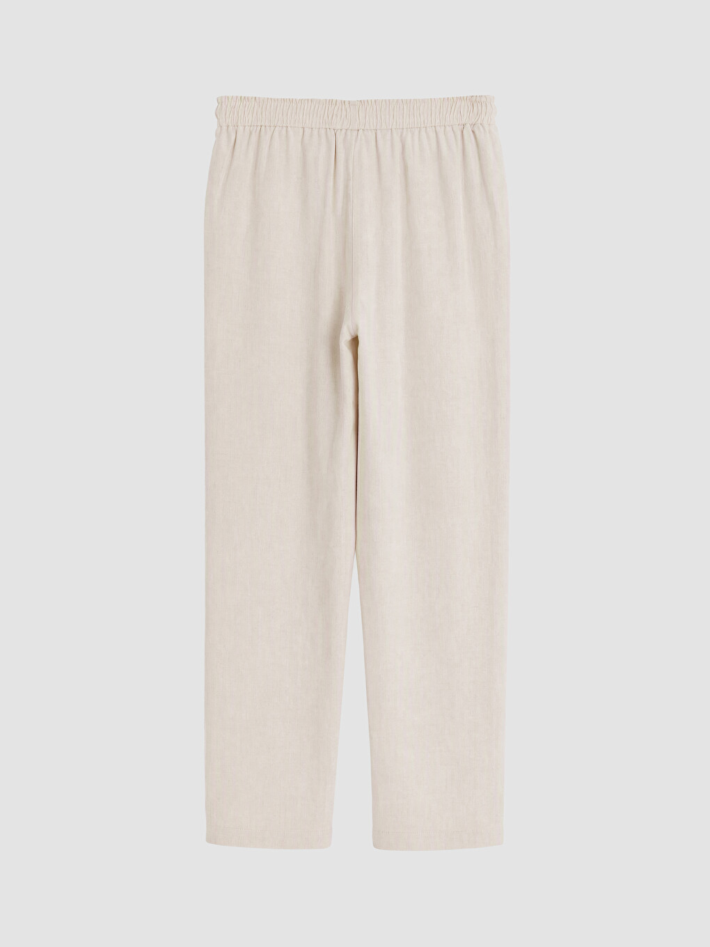 Karışık Beli Lastikli Kadın Pantolon-2