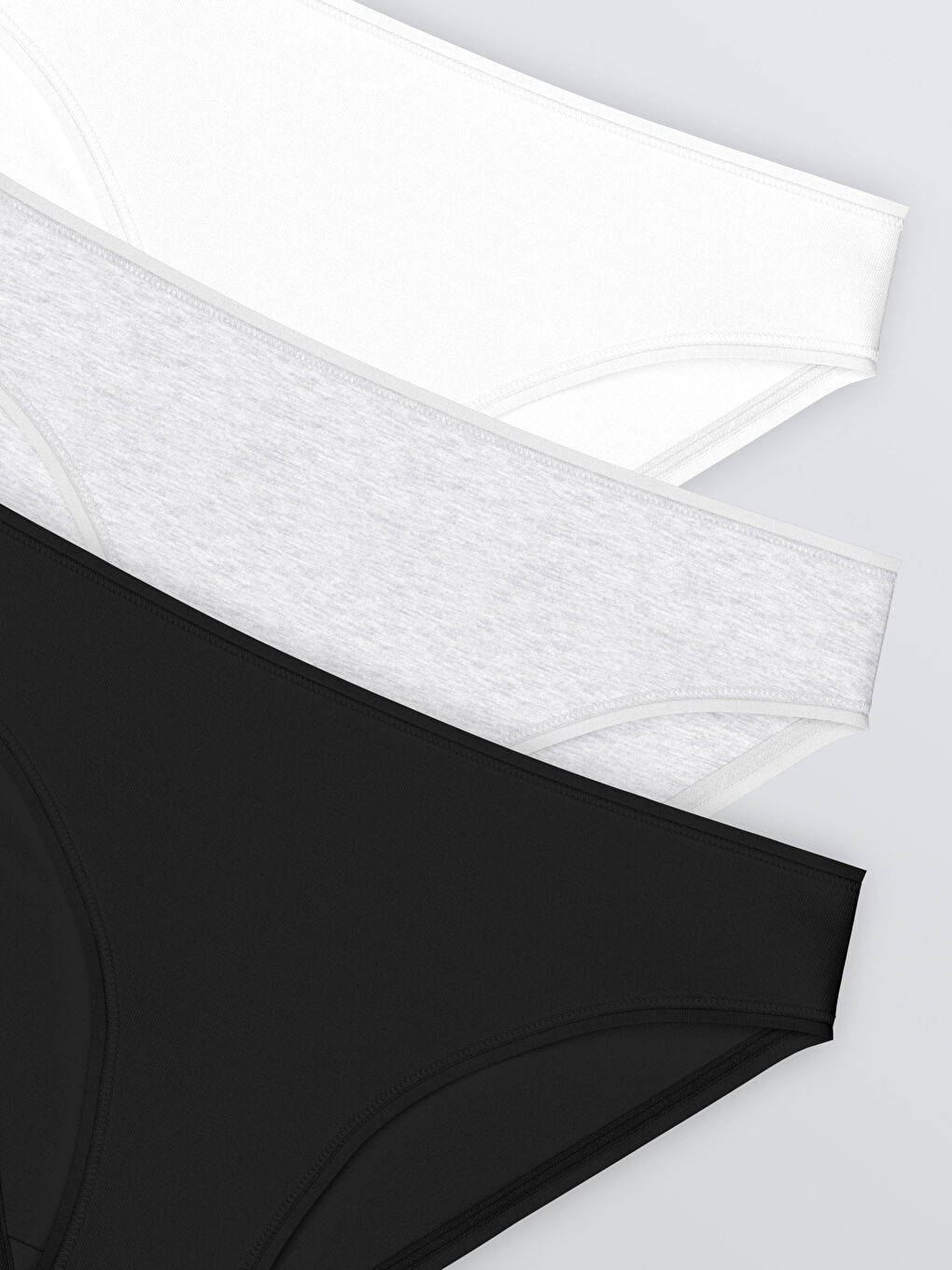 Jednostavne bikini gaćice, pakovanje od 3 komada-2