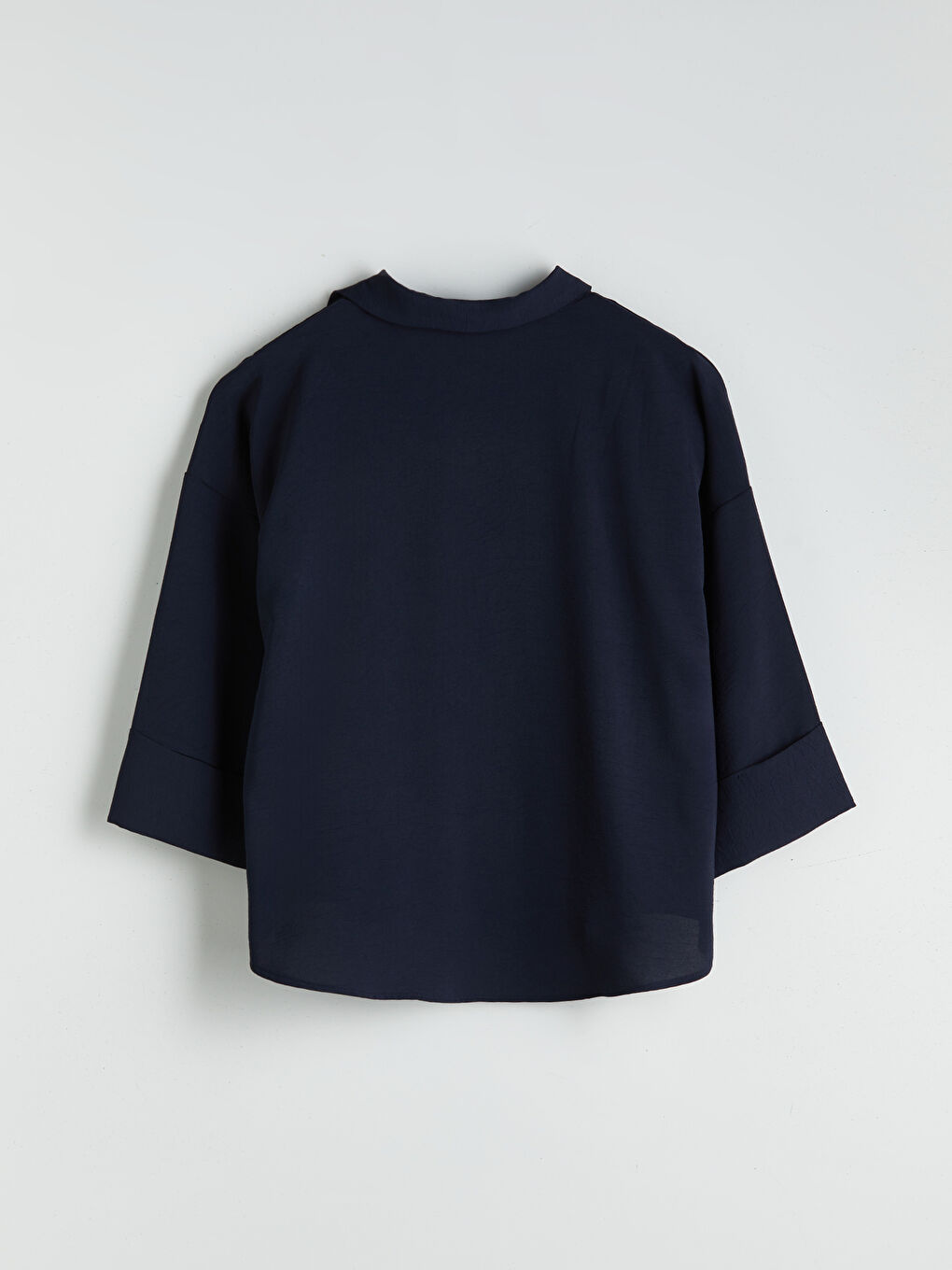 Textured Oversize Women's Shirt-7