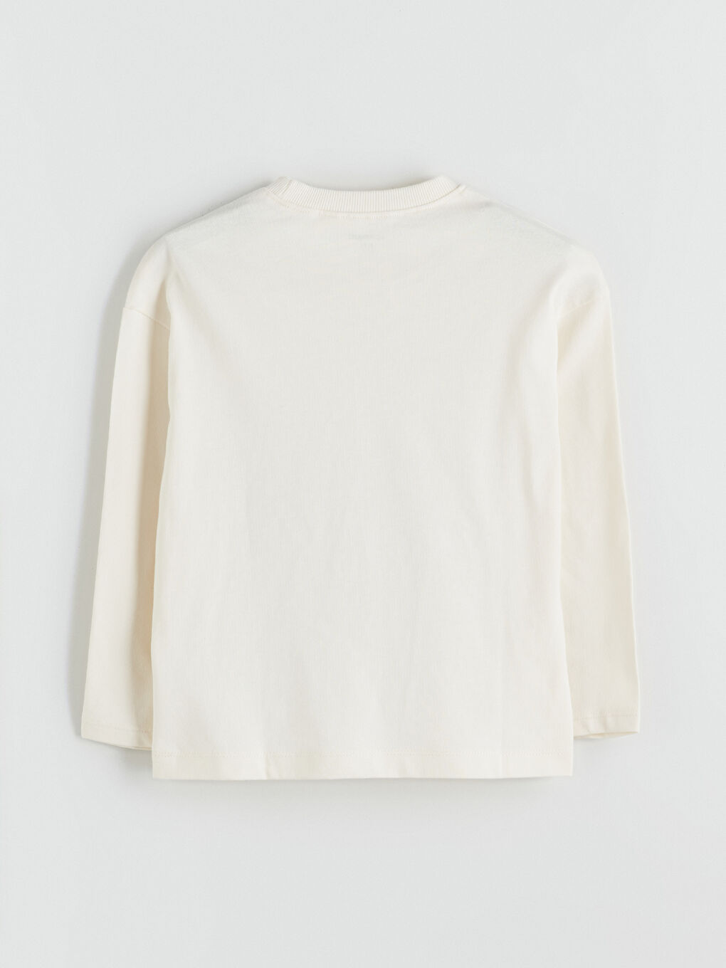 Bej Araba Baskılı Erkek Çocuk Sweatshirt-1