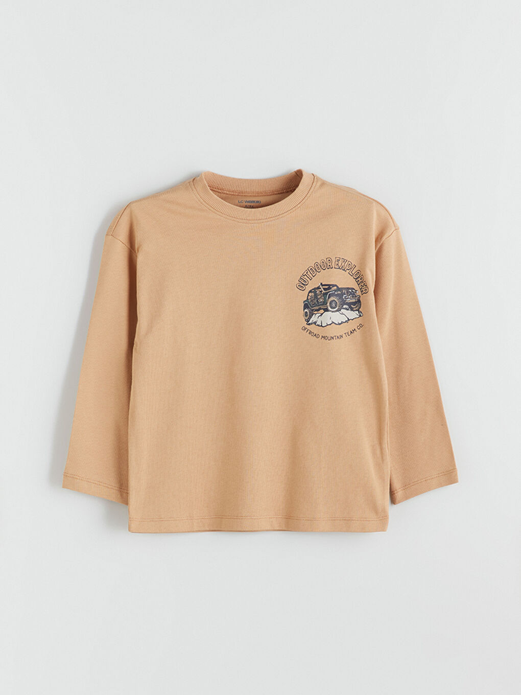Crew Neck Printed Boys' T-Shirt 2 Pack-1