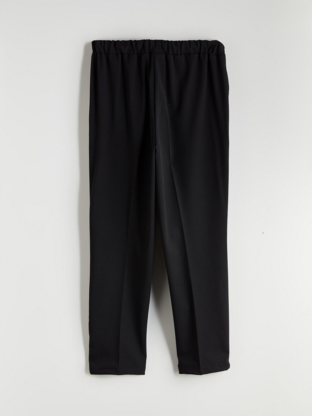 Siyah Beli Lastikli Kadın Pantolon-7