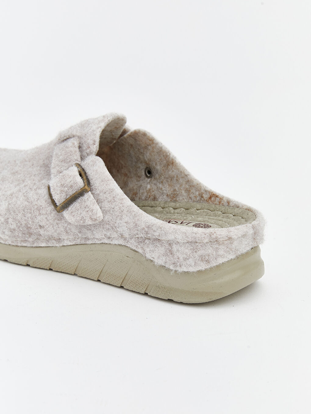 Bej Tokalı Kadın Ev Terliği-4