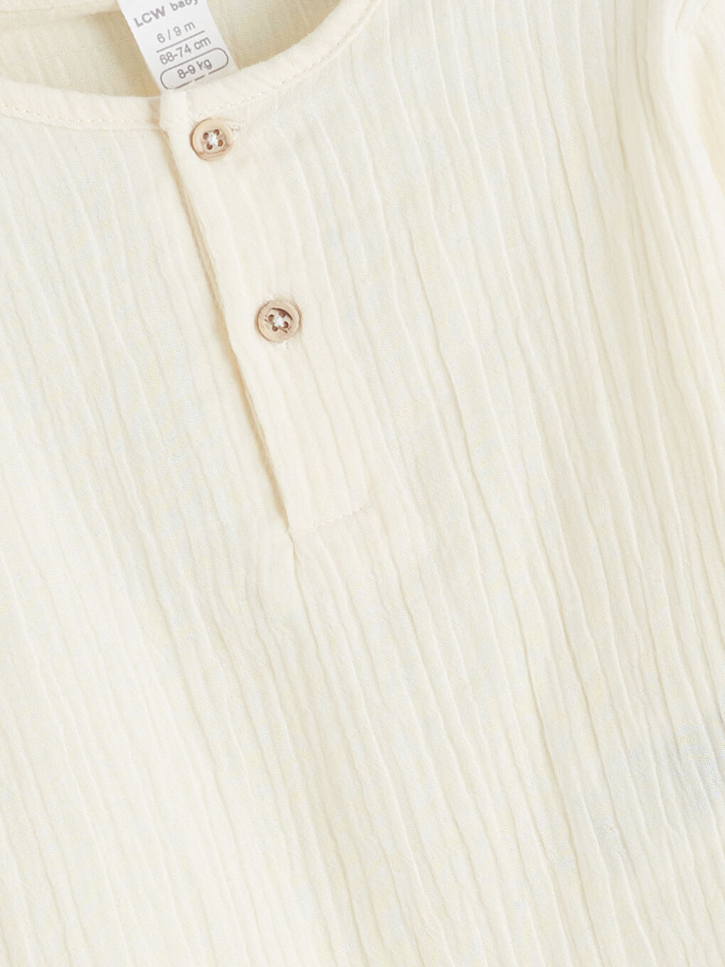 Ekru Erkek Bebek Tişört ve Jogger Pantolon 2'li-2