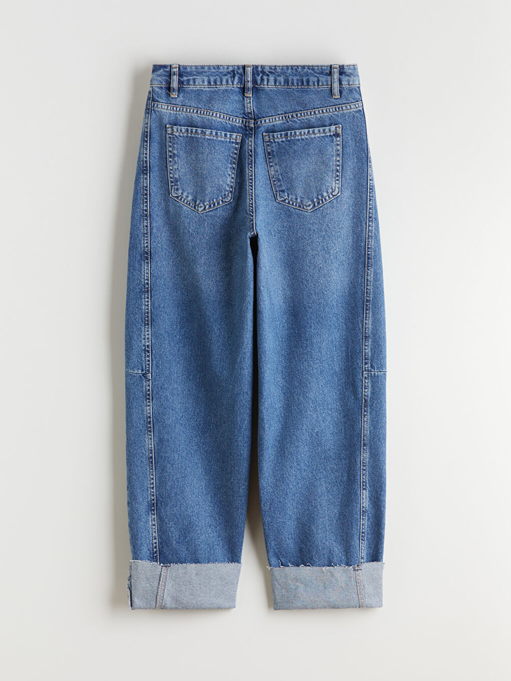 İndigo Balloon Fit Kadın Jean Pantolon-5