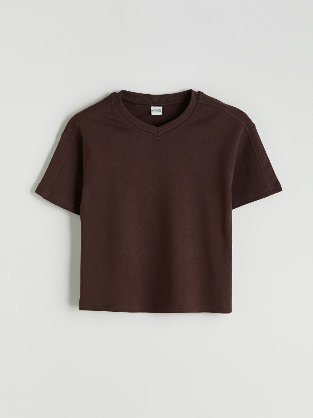 V Neck Girls' T-Shirt and Sweatpants-1