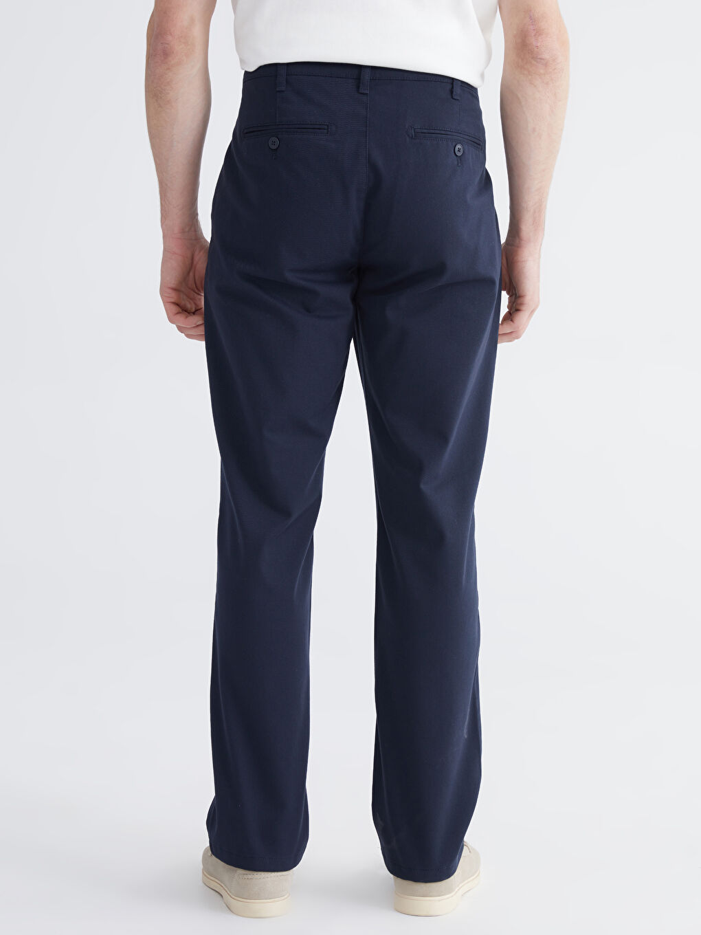 Lacivert Standart Kalıp Erkek Chino Pantolon-3